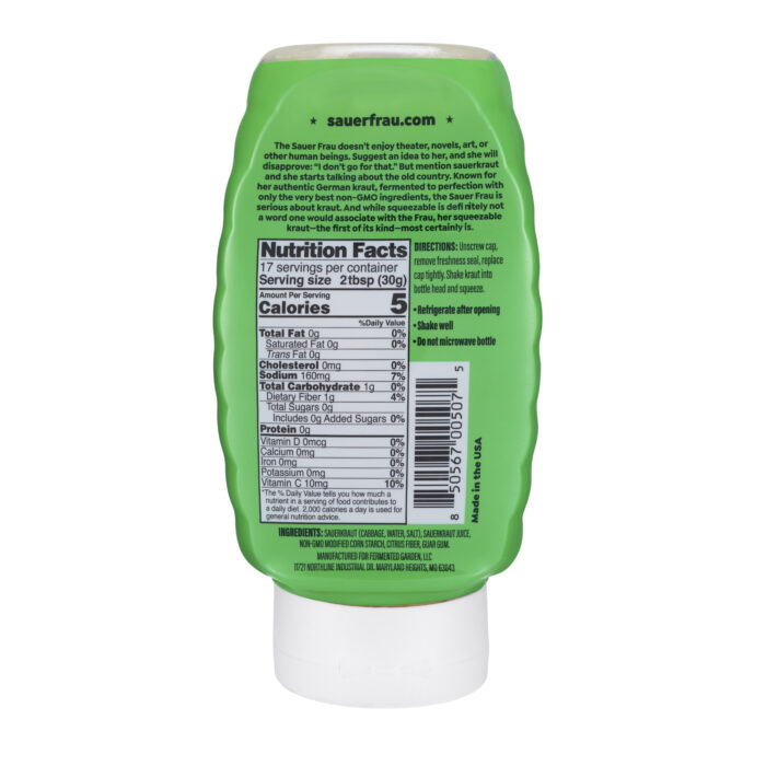 Sauer Frau Squeezable Sauerkraut - Classic - Image 3