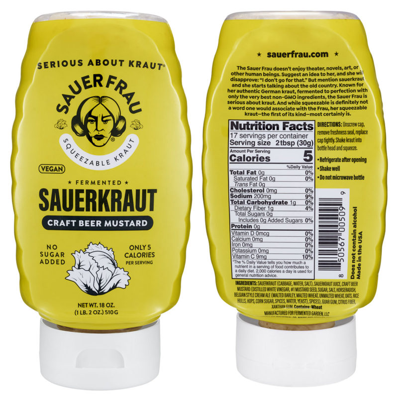 Sauer Frau Squeezable Kraut Classic Sauerkraut